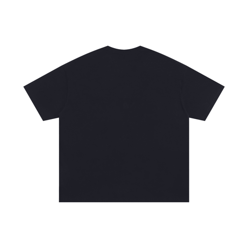 The Hill Blue Flame - Black Unisex Oversized Cotton T-Shirt